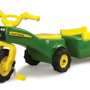 John Deere Trike And Wagon Set