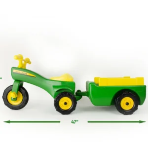 John Deere Trike And Wagon Set